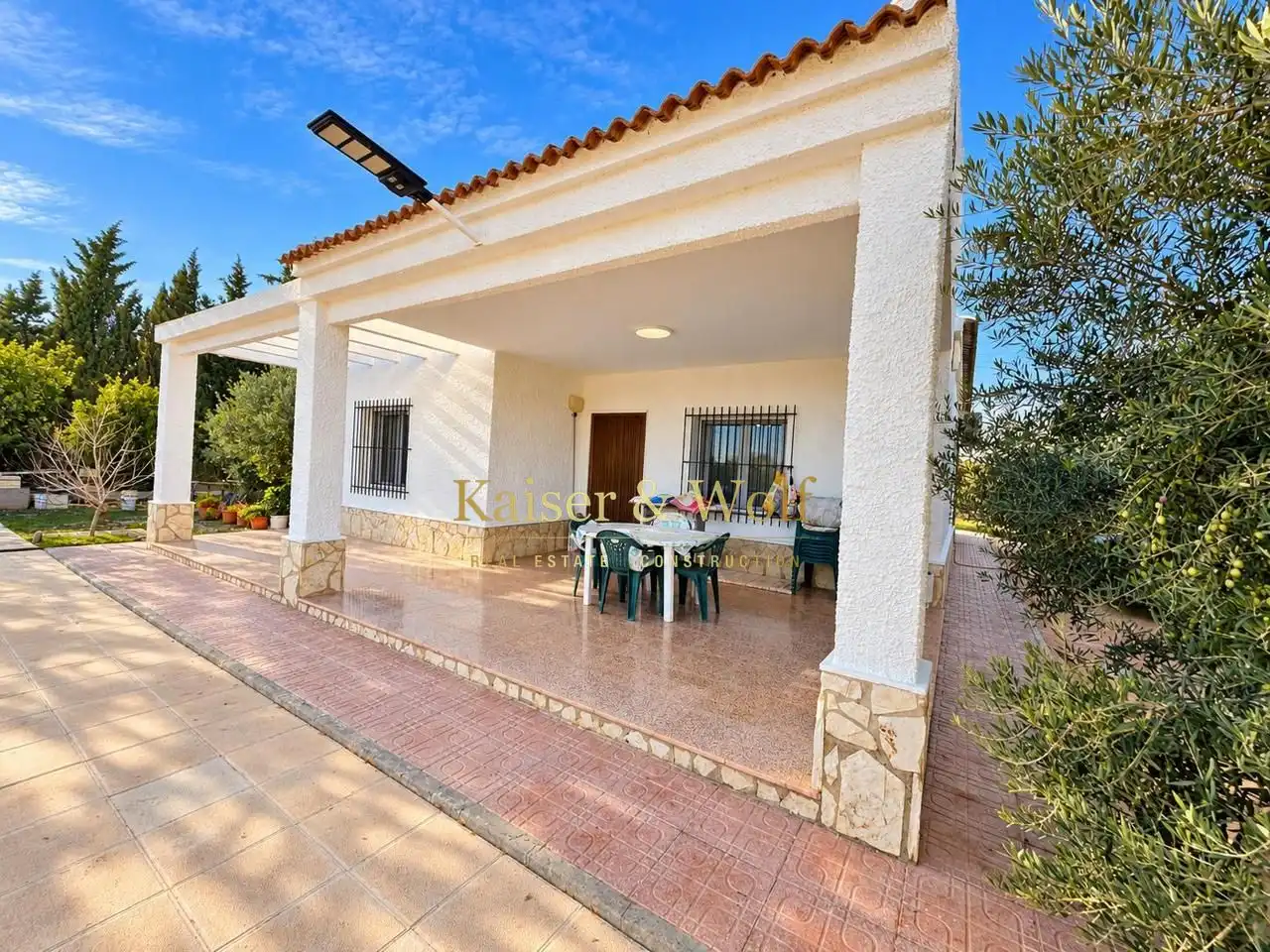 Terraza de Casa o chalet en venta en Elche / Elx con Aire acondicionado, Jardín privado y Piscina