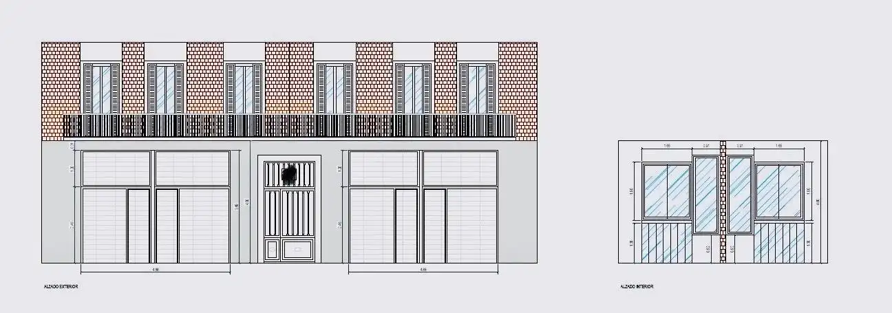 Exterior view of Ground floor for sale in Madrid  with Air Conditioner and Alarm