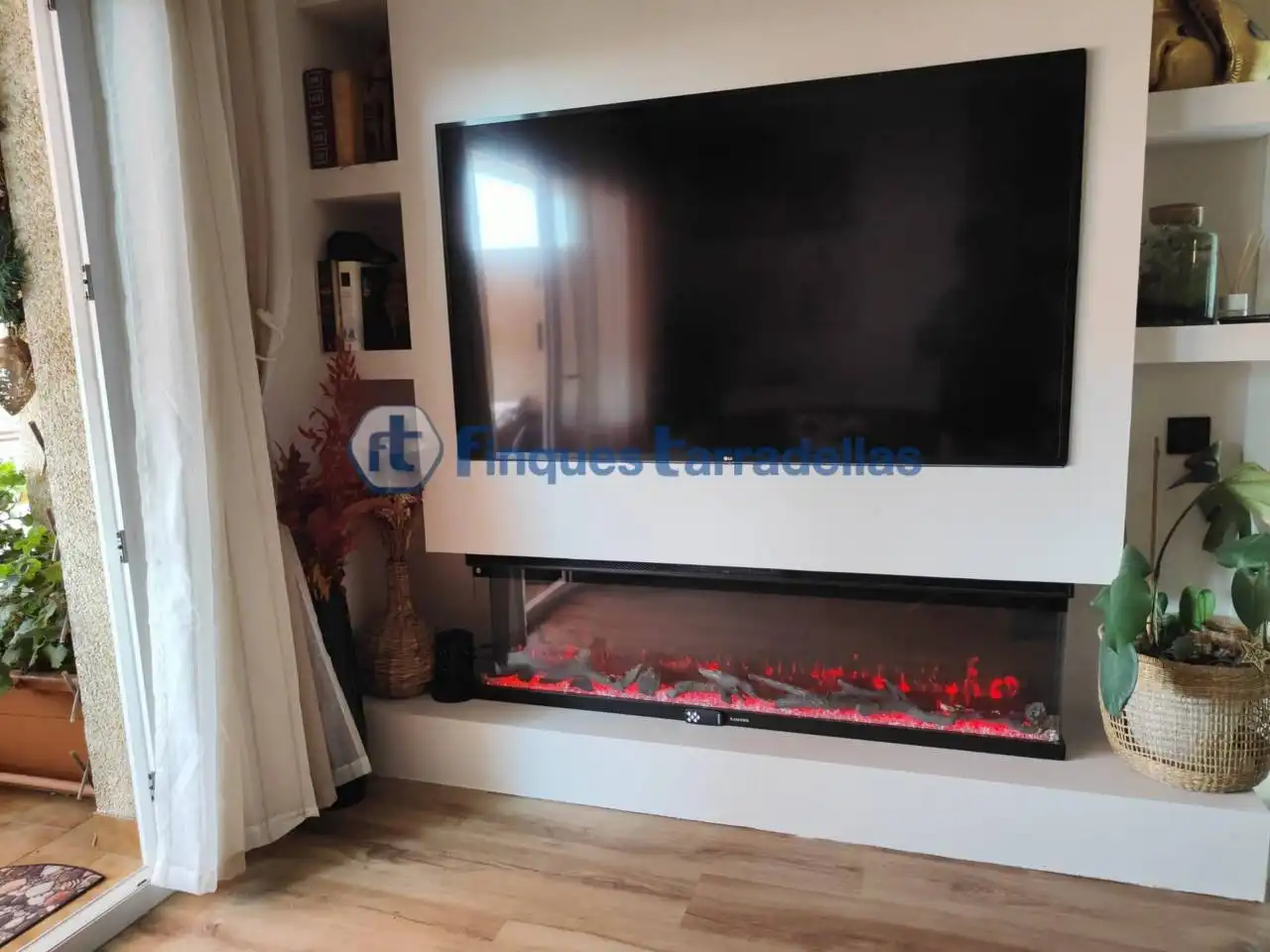 Sala de estar de Piso en venta en Blanes con Aire acondicionado, Calefacción y Parquet