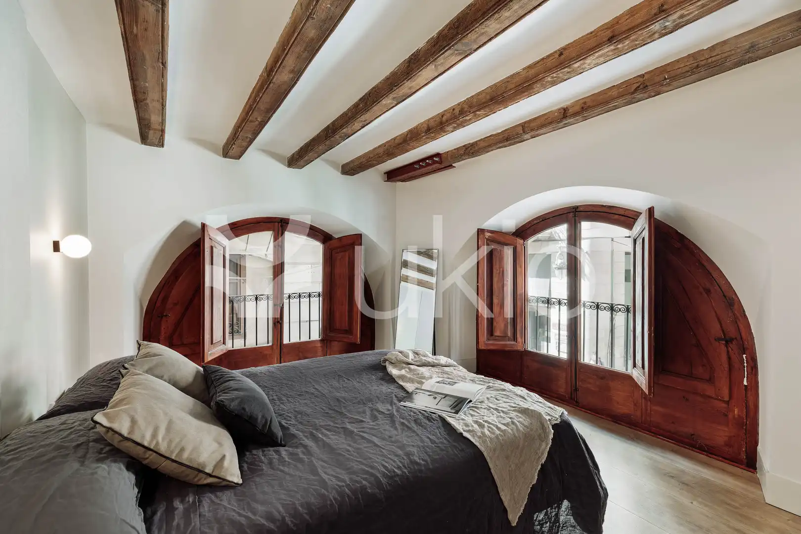 Habitación de Apartamento de alquiler en Barcelona con Aire acondicionado, Calefacción y Amueblado