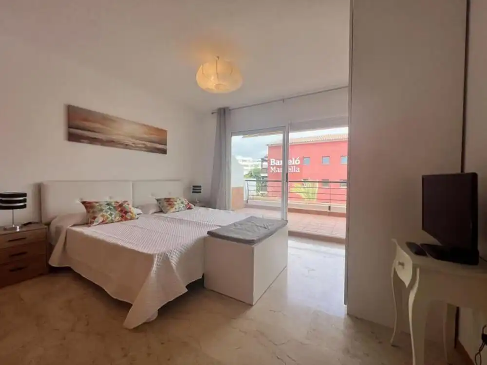 Bedroom of Apartments for rent in Marbella  with Air Conditioner, Heating and Terrace