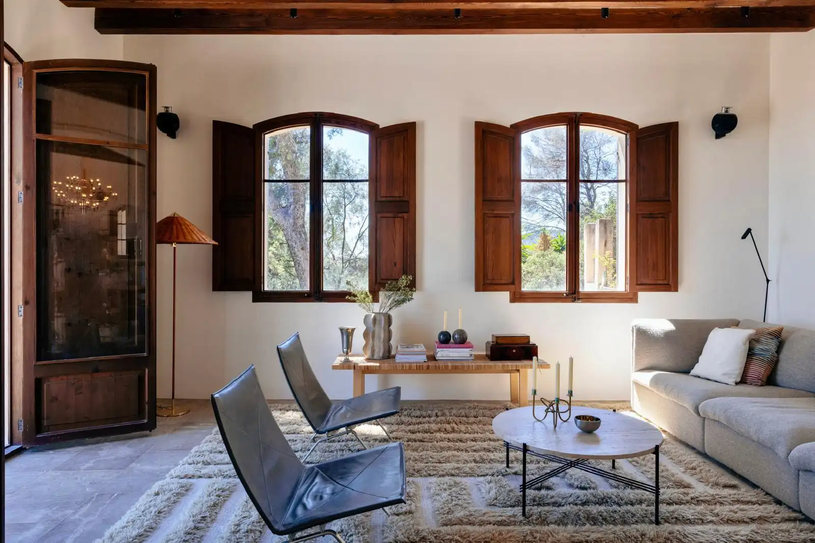 Sala d'estar de Casa o xalet en venda en  Palma de Mallorca amb Aire condicionat, Jardí privat i Terrassa