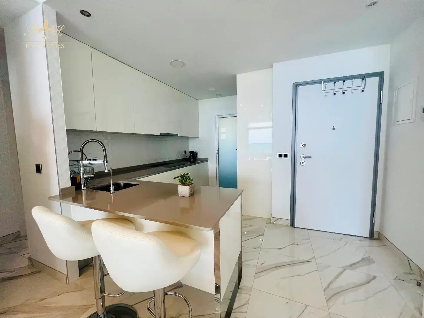 Küche von Wohnung zur Miete in Benidorm mit Heizung, Terrasse und Schwimmbad