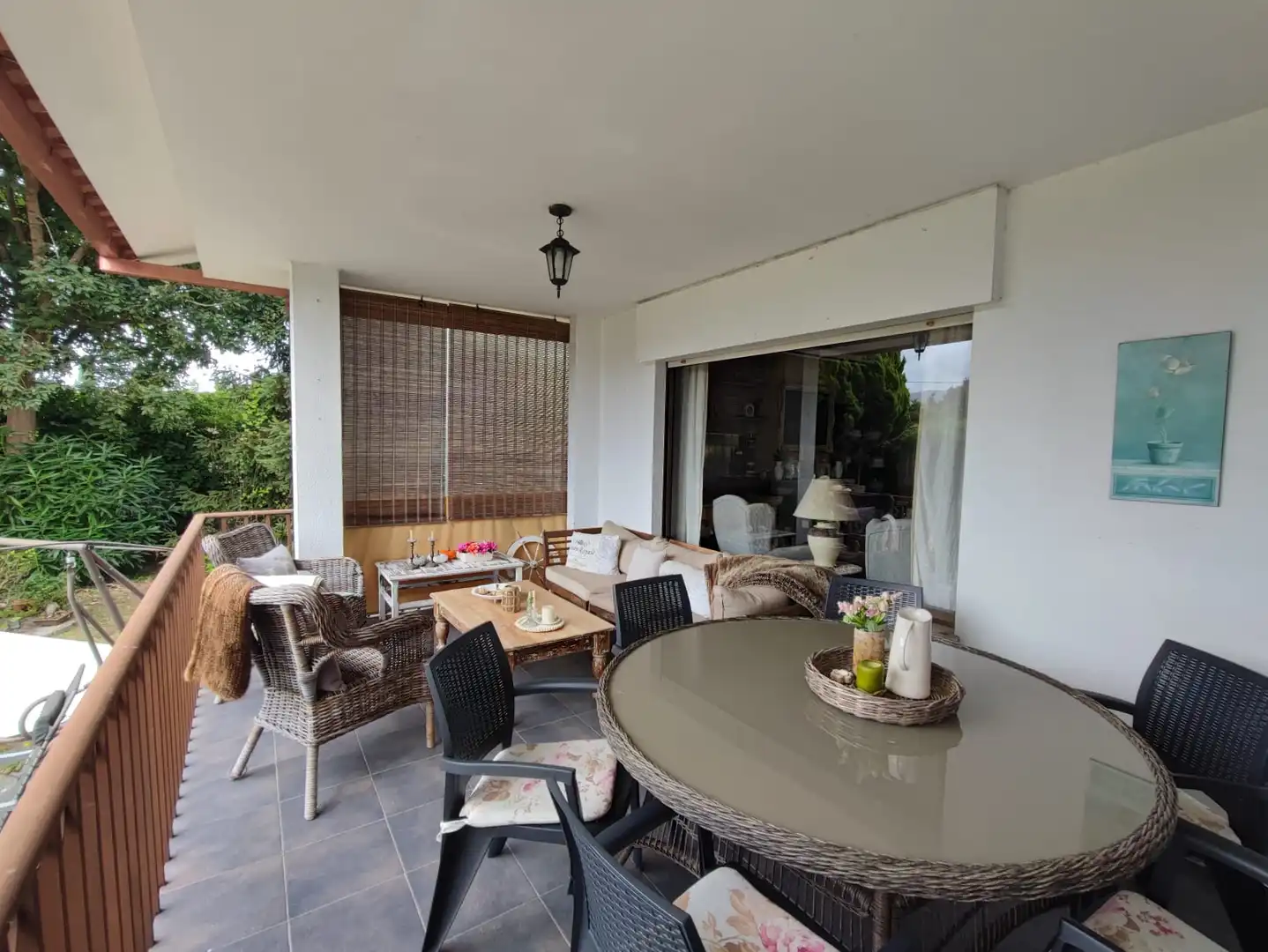 Terrassa de Casa o xalet en venda en Nigrán amb Jardí privat, Terrassa i Moblat