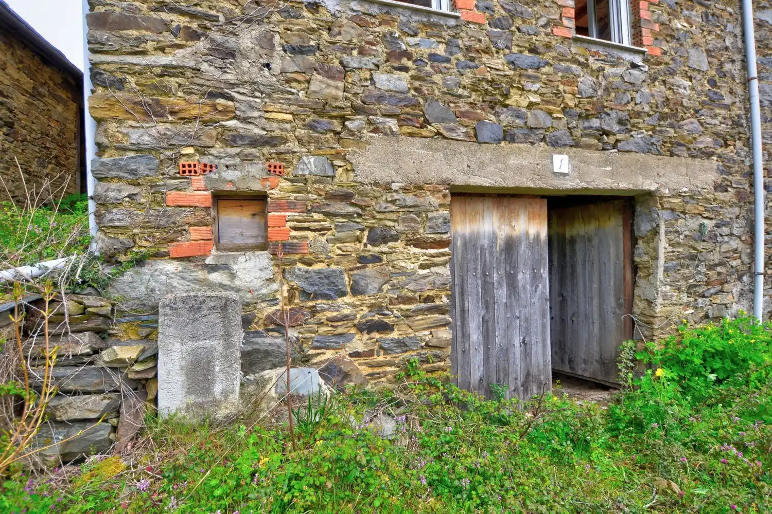 Exterior view of Houses for sale in Cangas del Narcea  with Heating, Storage room and Swimming Pool