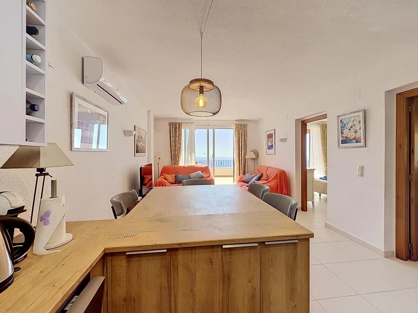 Comedor de Apartamento en venta en Benitachell / El Poble Nou de Benitatxell con Aire acondicionado, Calefacción y Terraza