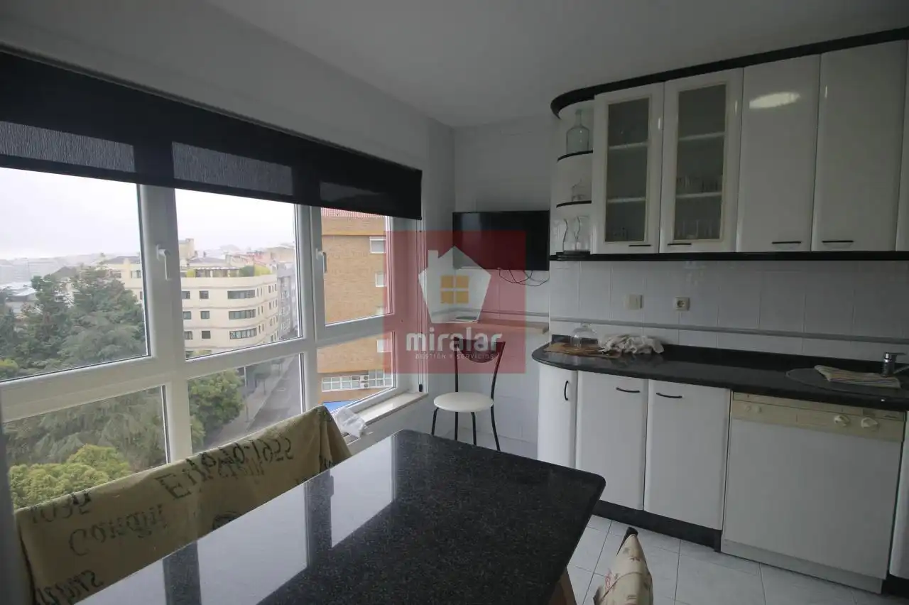 Kitchen of Flat for sale in Vigo   with Heating, Parquet flooring and Storage room
