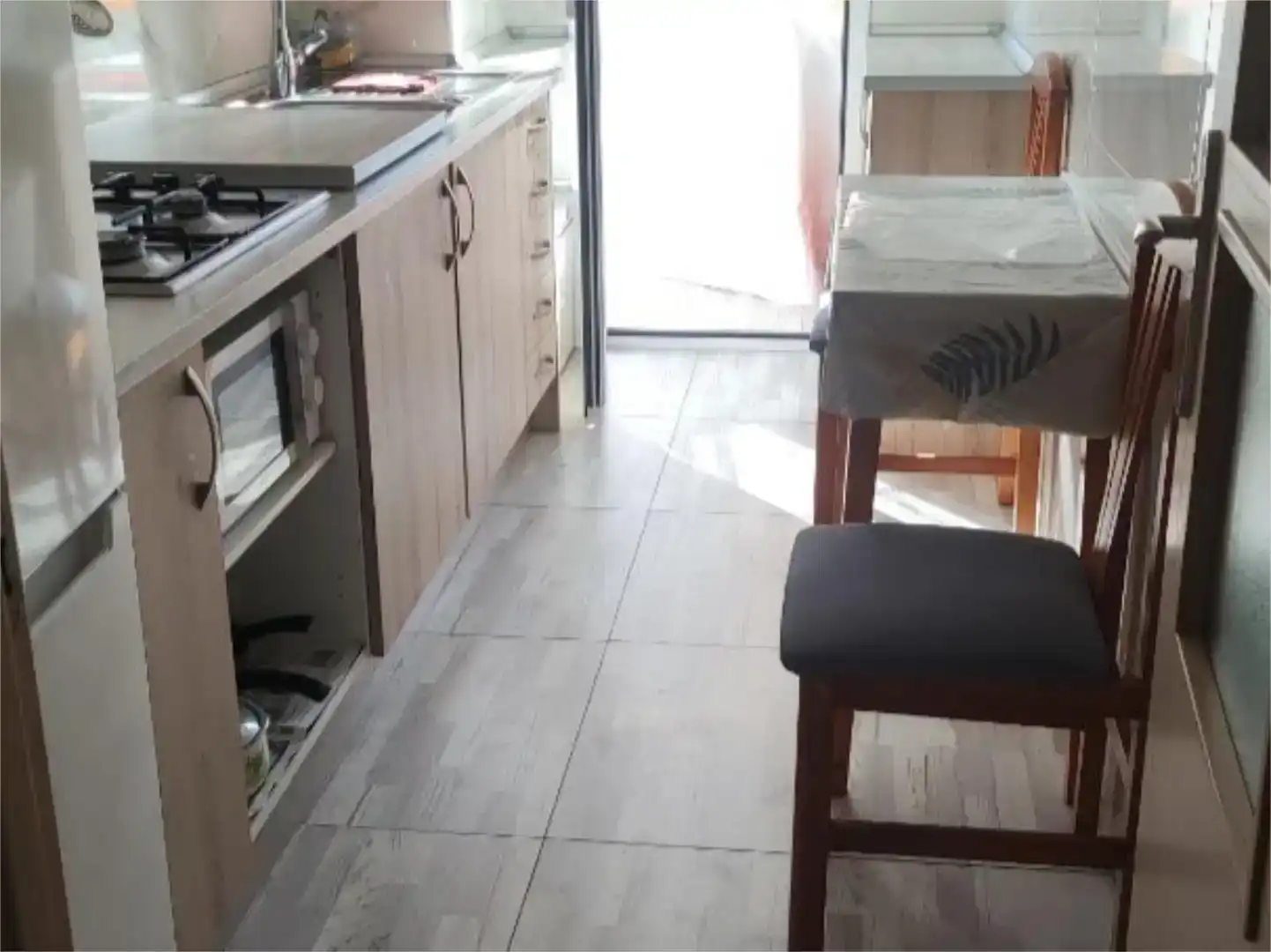Kitchen of Flat for share in Zaragoza  with Furnished and Balcony