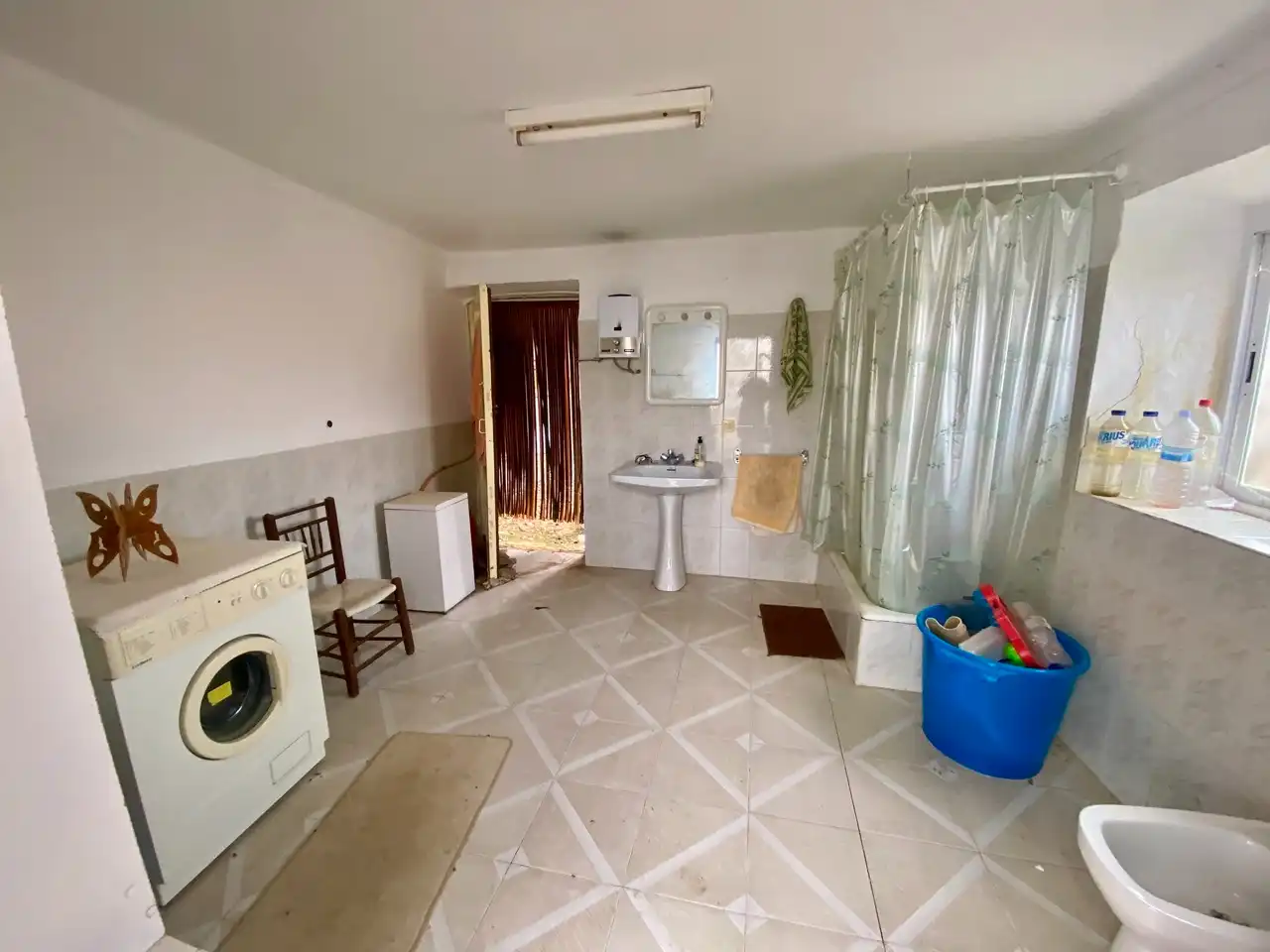 Baño de Casa o chalet en venta en Ballesteros de Calatrava con Jardín privado, Terraza y Amueblado