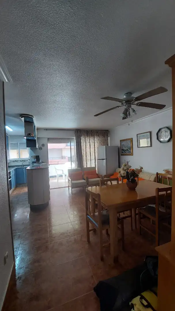Sala d'estar de Apartament en venda en La Manga del Mar Menor amb Terrassa, Moblat i Forn