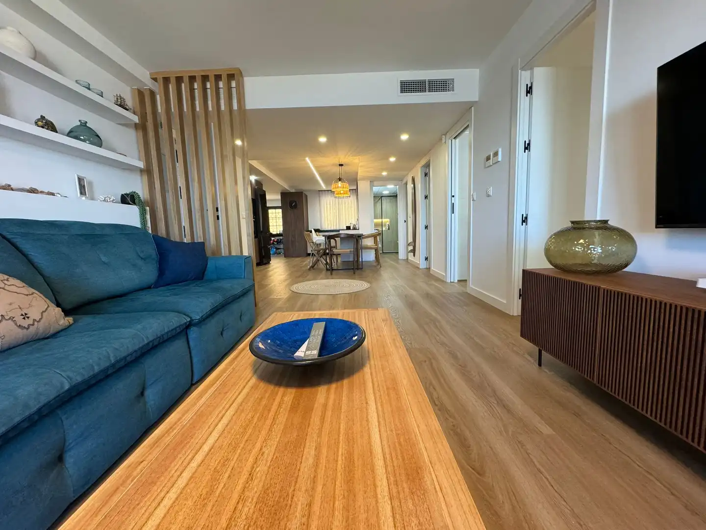 Living room of Ground floor for sale in Pilar de la Horadada  with Air Conditioner, Heating and Terrace