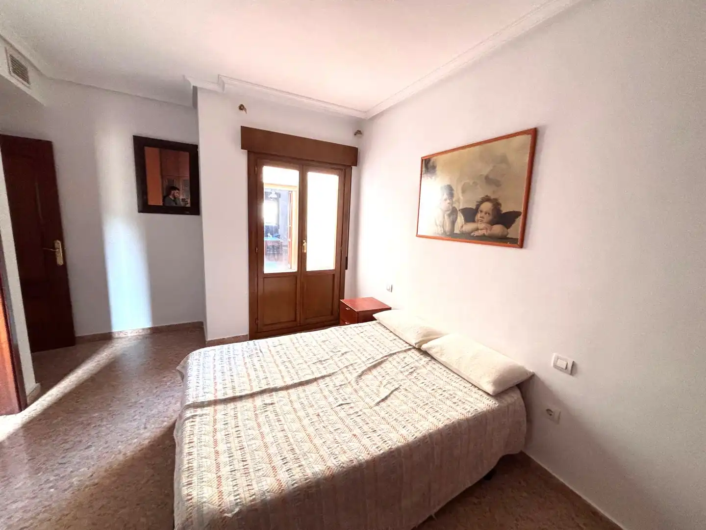 Schlafzimmer von Wohnung zum Verkauf in Mérida mit Heizung, Terrasse und Möbliert