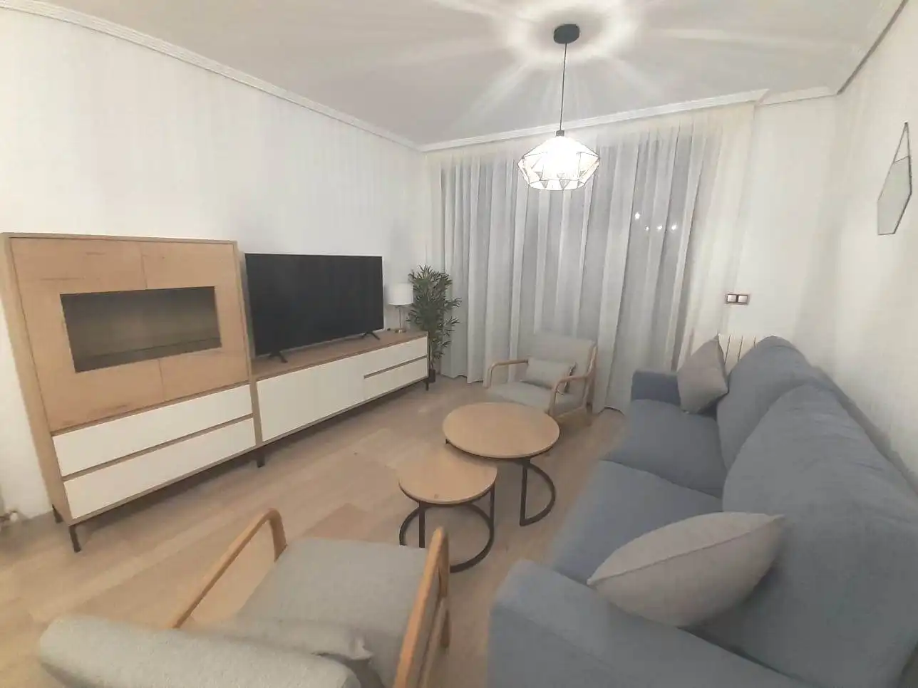 Wohnzimmer von Wohnung zur Miete in Noroeste 