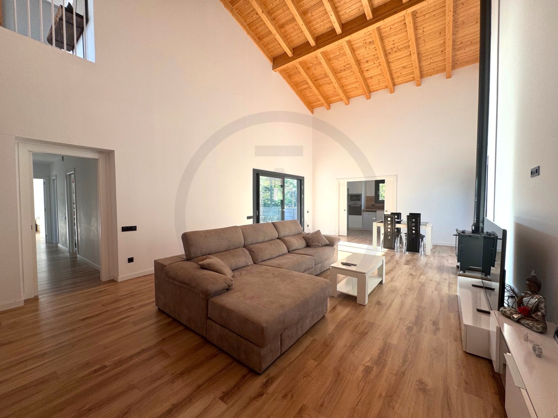Living room of House or chalet for sale in Viladecavalls  with Air Conditioner, Heating and Private garden