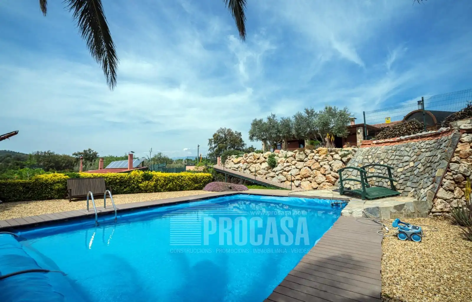 Swimming pool of Houses for sale in Masarac i Vilarnadal  with Air Conditioner, Storage room and Swimming Pool