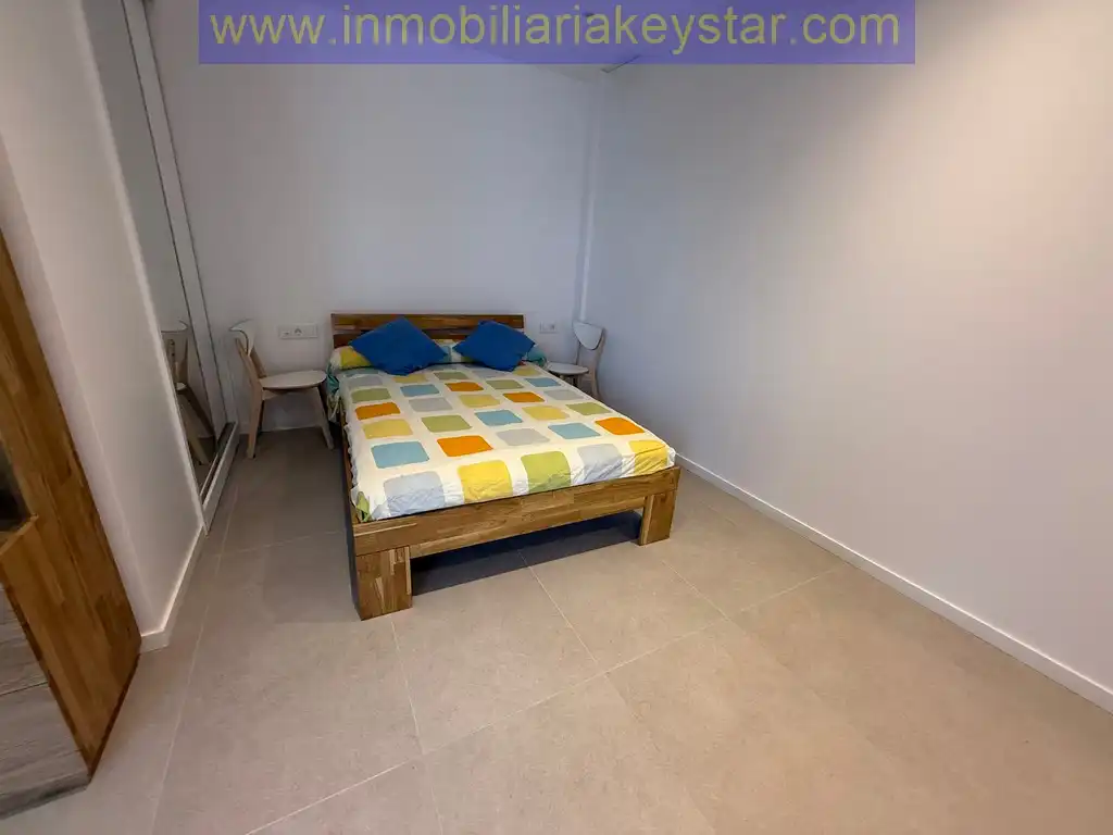 Bedroom of Flat for rent to own in Vilanova i la Geltrú  with Air Conditioner, Heating and Furnished