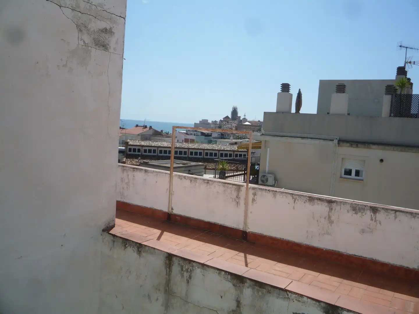 Terrasse von Wohnung zum Verkauf in Sitges mit Klimaanlage, Heizung und Terrasse