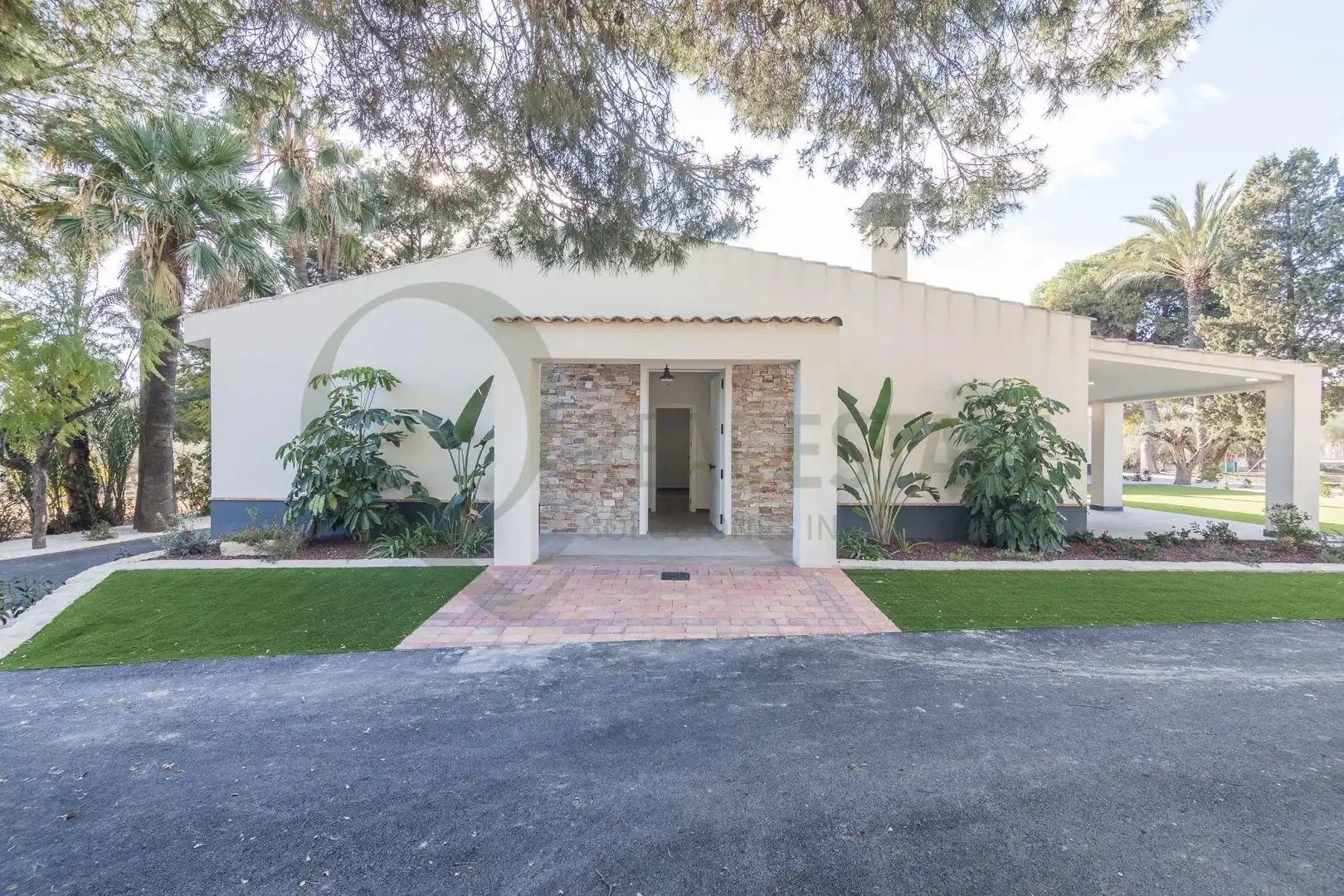 Vista exterior de Casa o chalet en venta en Mutxamel con Calefacción, Jardín privado y Terraza