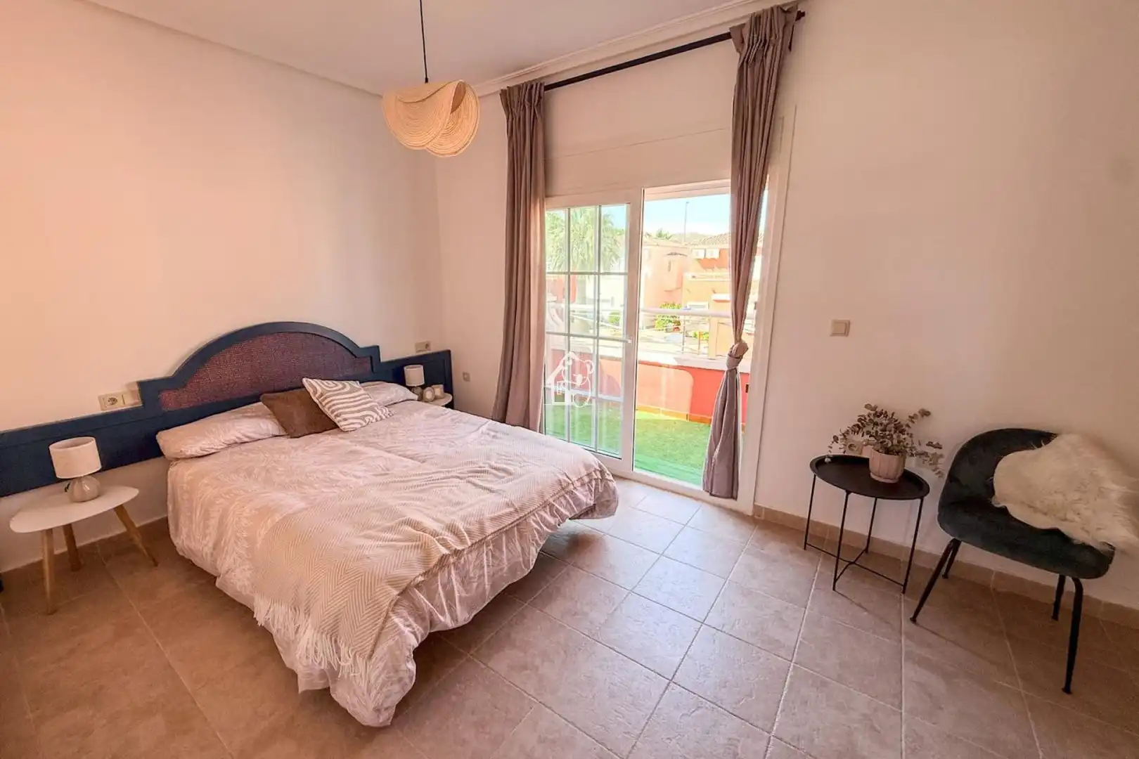 Habitación de Casa adosada de alquiler en Murcia con Aire acondicionado, Terraza y Piscina