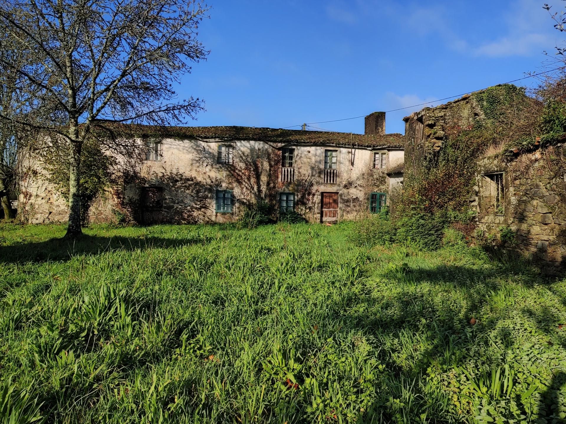 Vista exterior de Finca rústica en venda en Santiago de Compostela 