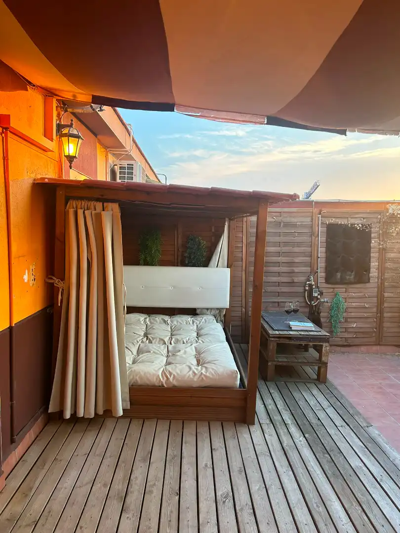 Terraza de Ático en venta en Santa Coloma de Gramenet con Aire acondicionado, Parquet y Terraza