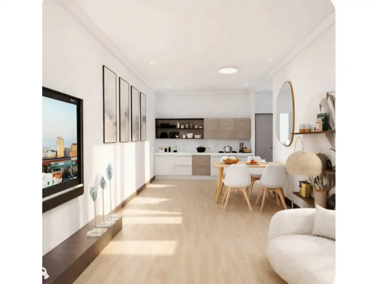 Sala de estar de Piso en venta en La Roca del Vallès con Aire acondicionado, Calefacción y Parquet