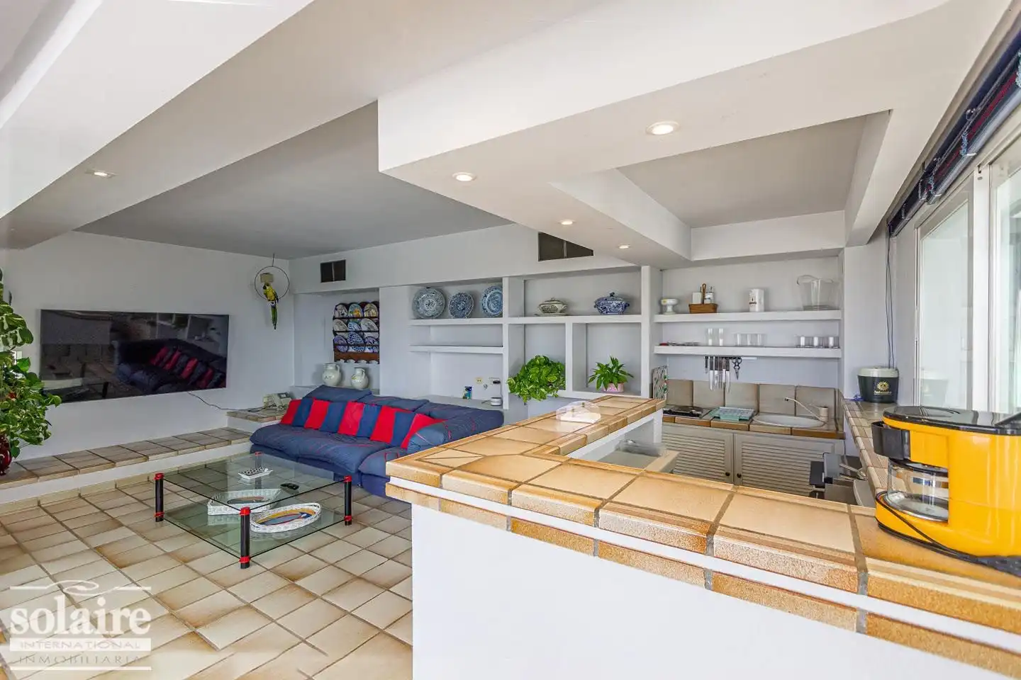 Sala de estar de Casa o chalet en venta en Altea con Aire acondicionado, Calefacción y Jardín privado