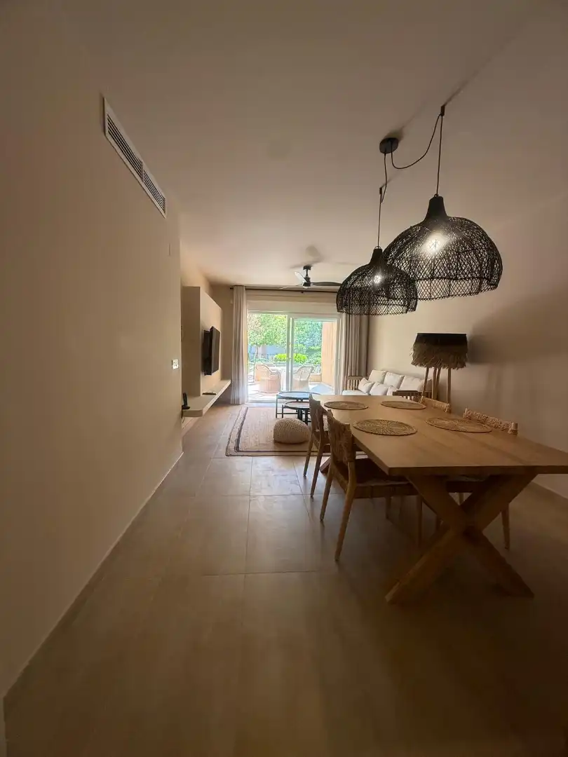 Sala de estar de Piso en venta en Moraira con Aire acondicionado, Calefacción y Jardín privado