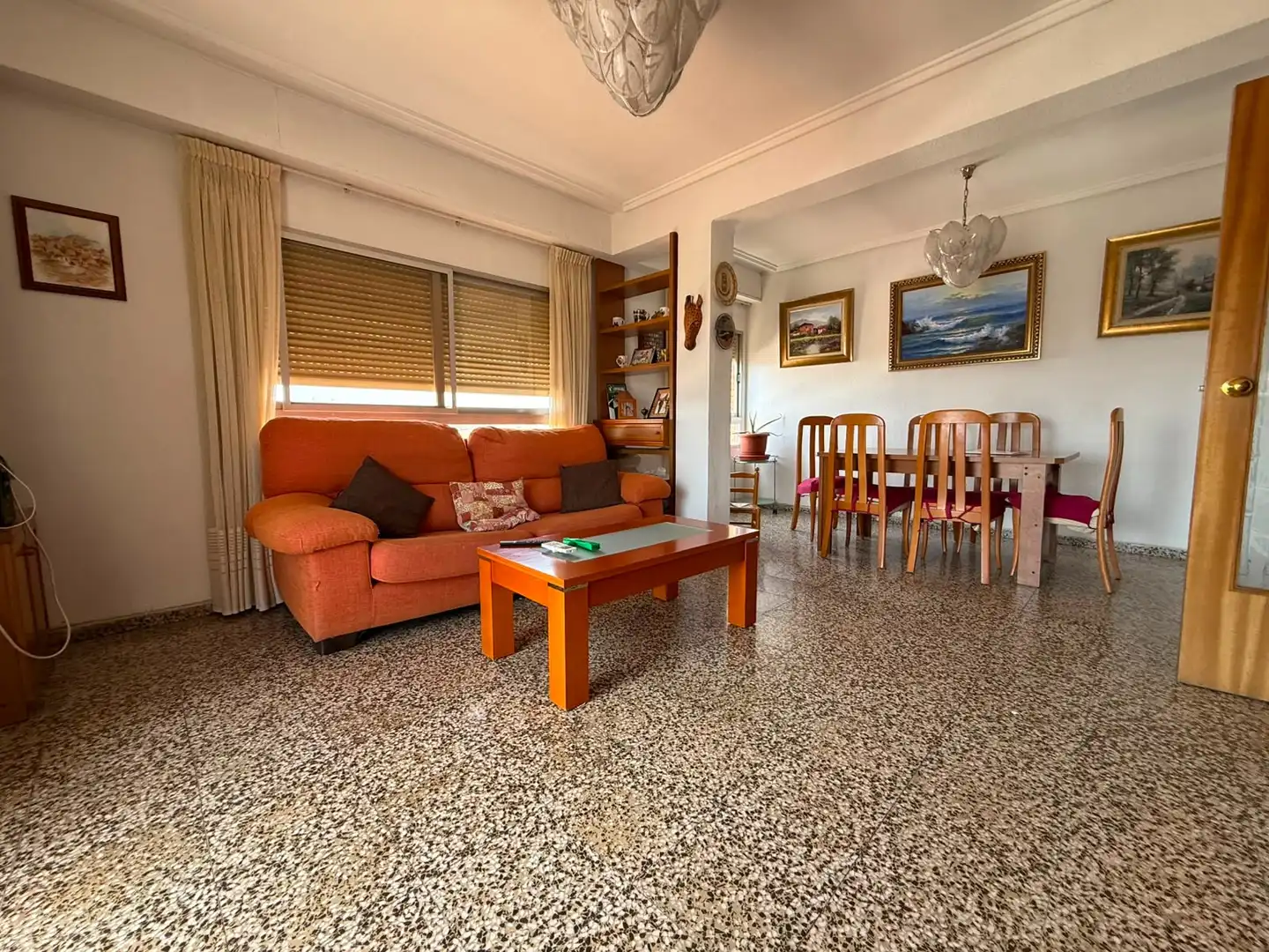 Sala d'estar de Pis en venda en Valencia amb Aire condicionat, Moblat i Forn