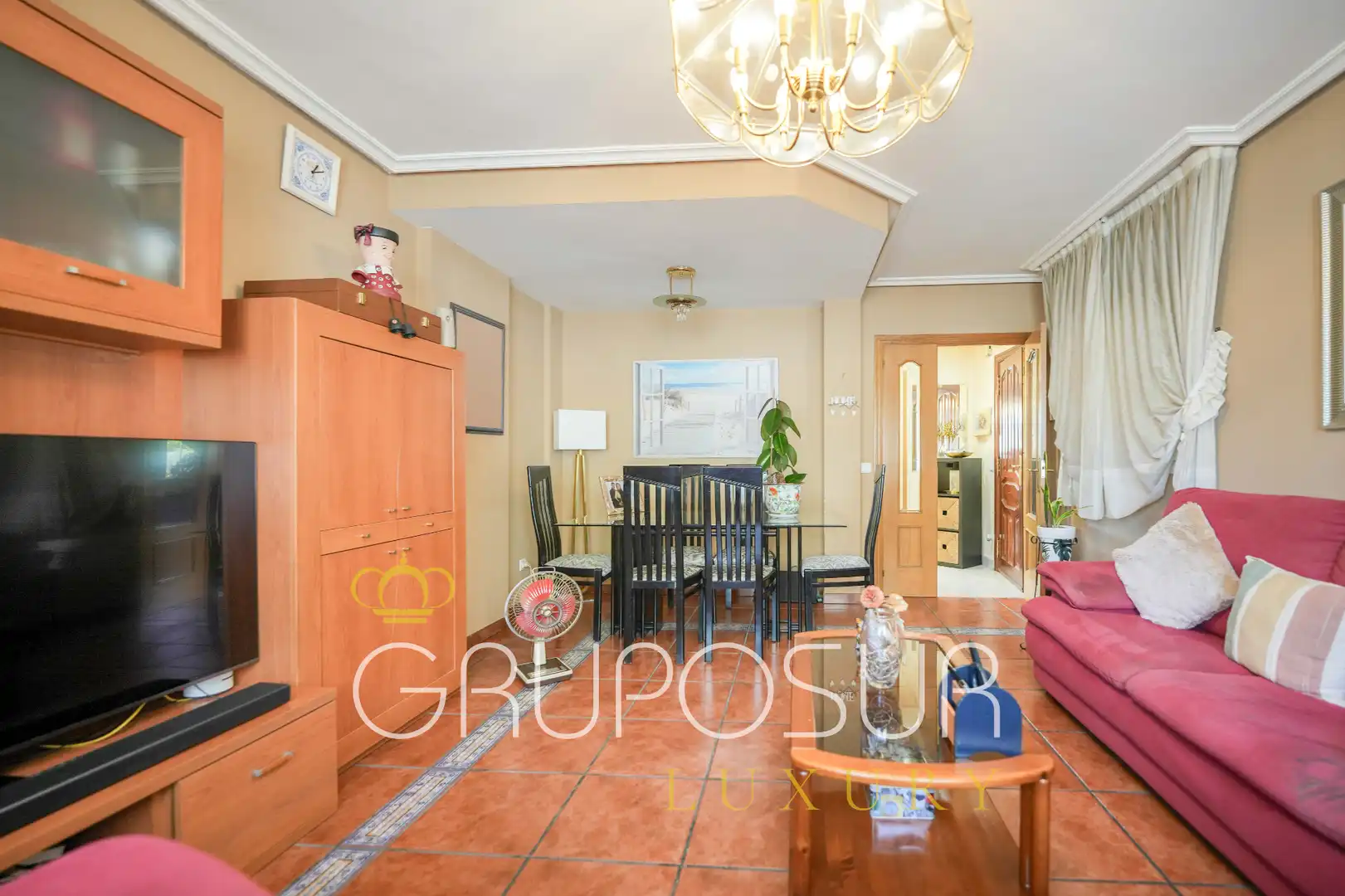 Sala de estar de Casa adosada en venta en La Flecha - Monasterio del Prado