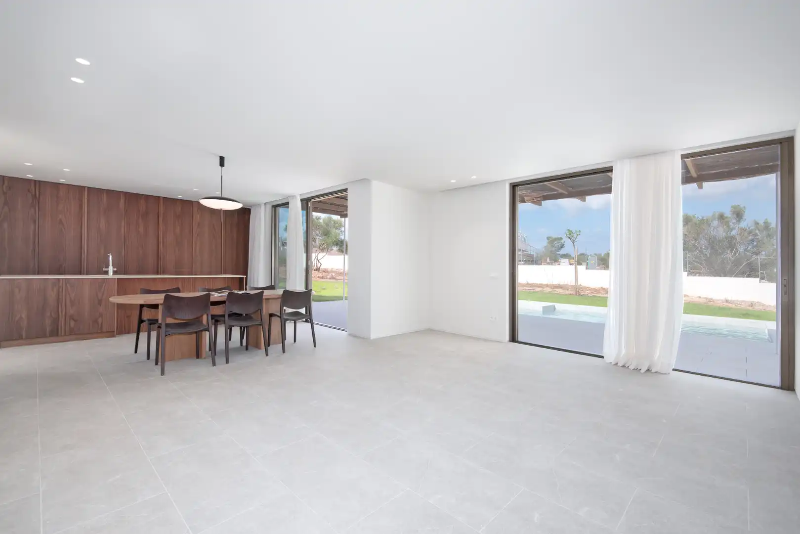 Menjador de Casa o xalet en venda en  Palma de Mallorca amb Aire condicionat, Calefacció i Jardí privat