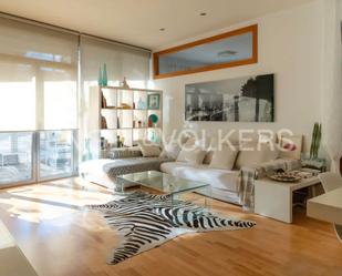 Living room of Duplex for sale in  Lleida Capital  with Air Conditioner, Parquet flooring and Terrace