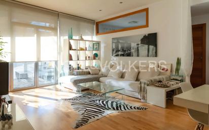 Living room of Duplex for sale in  Lleida Capital  with Air Conditioner, Parquet flooring and Terrace