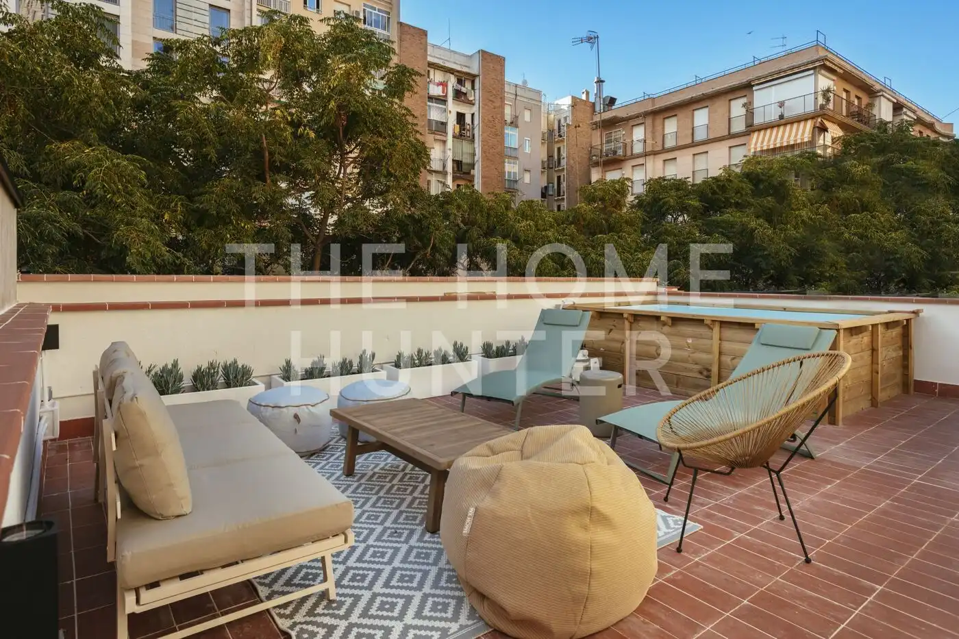 Terrassa de Casa o xalet en venda en Barcelona amb Aire condicionat, Calefacció i Jardí privat