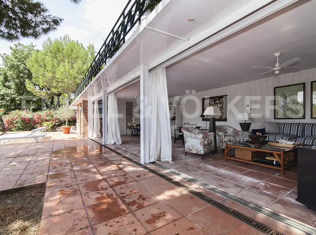 Terraza de Casa o chalet en venta en Barcelona con Aire acondicionado, Calefacción y Jardín privado