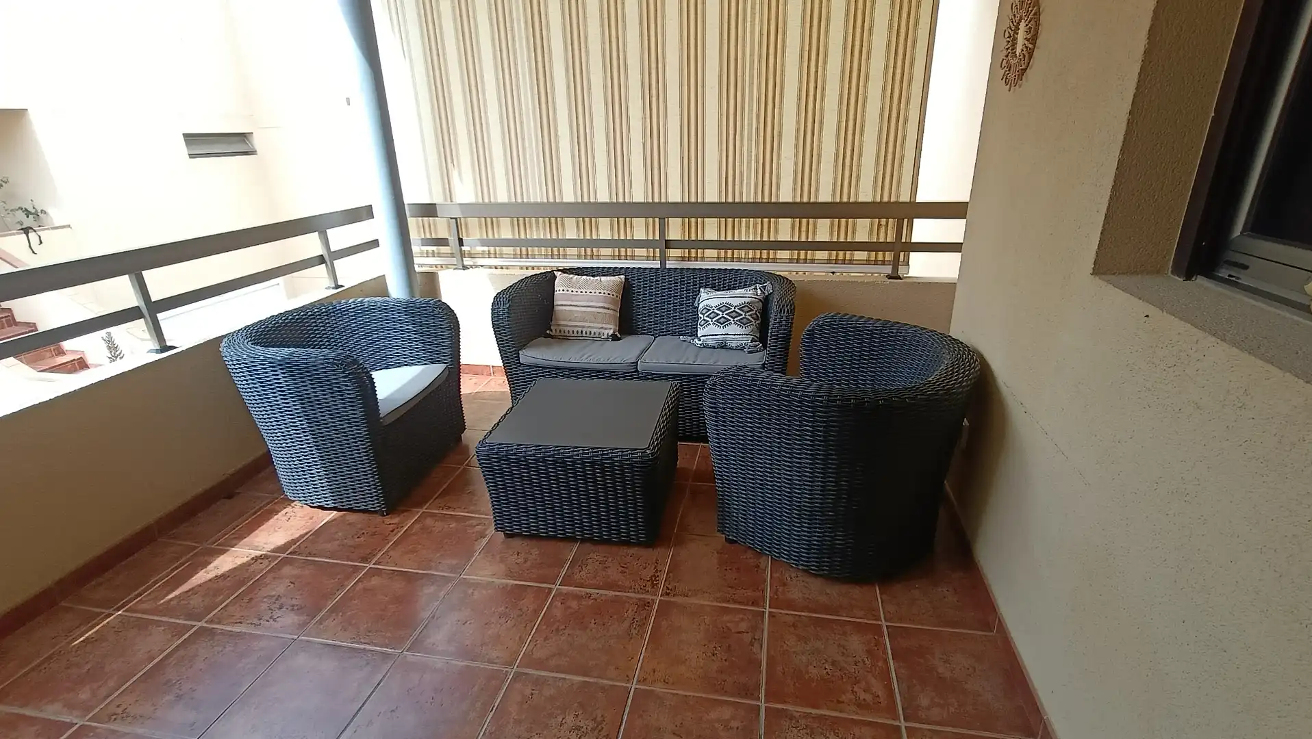 Terrace of Detached homes for rent in Granadilla de Abona  with Air Conditioner, Private garden and Terrace