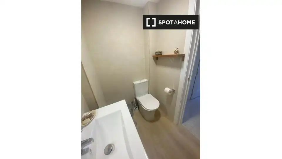 Baño de Piso de alquiler en Granada con Aire acondicionado, Calefacción y Amueblado