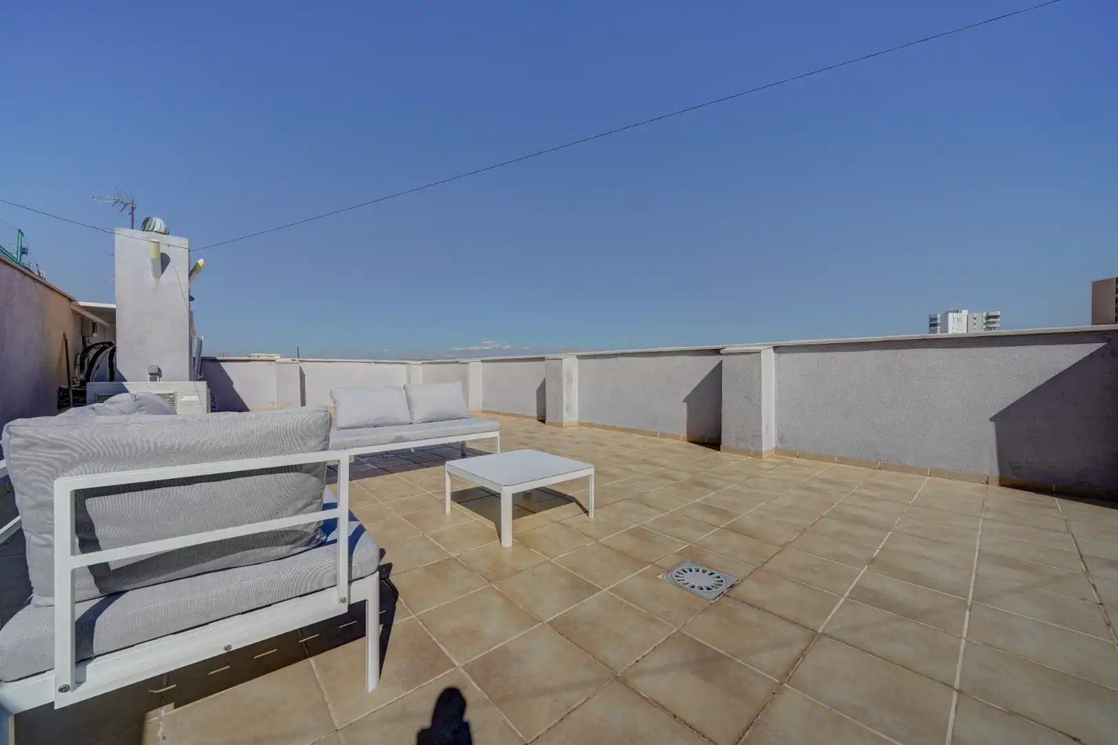 Terrasse von Dachboden zum Verkauf in La Pobla de Farnals mit Klimaanlage, Heizung und Terrasse