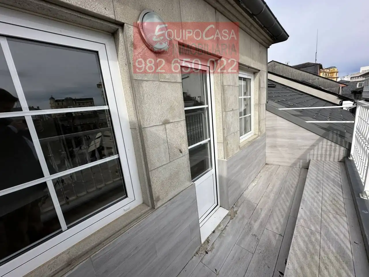 Außenansicht von Maisonette zur Miete in Lugo mit Heizung, Terrasse und Möbliert