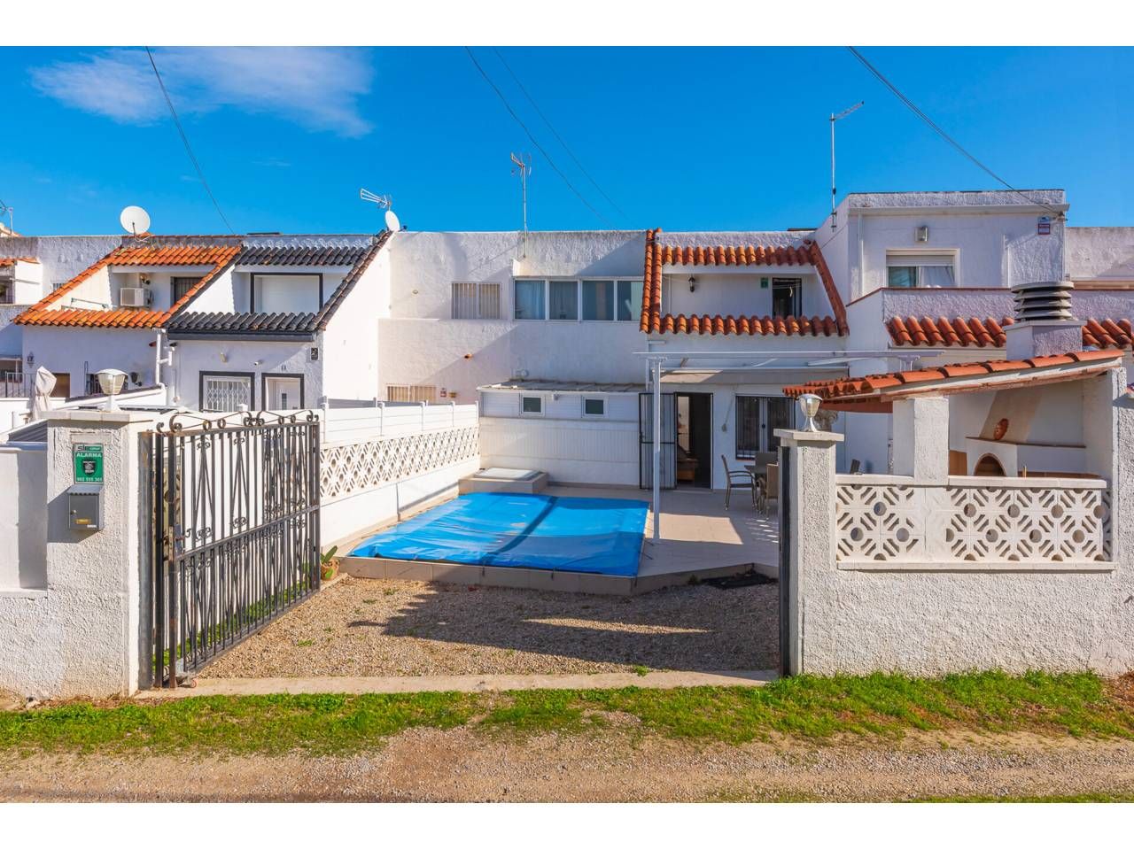 Jardí de Casa adosada en venda en Empuriabrava amb Aire condicionat, Jardí privat i Terrassa