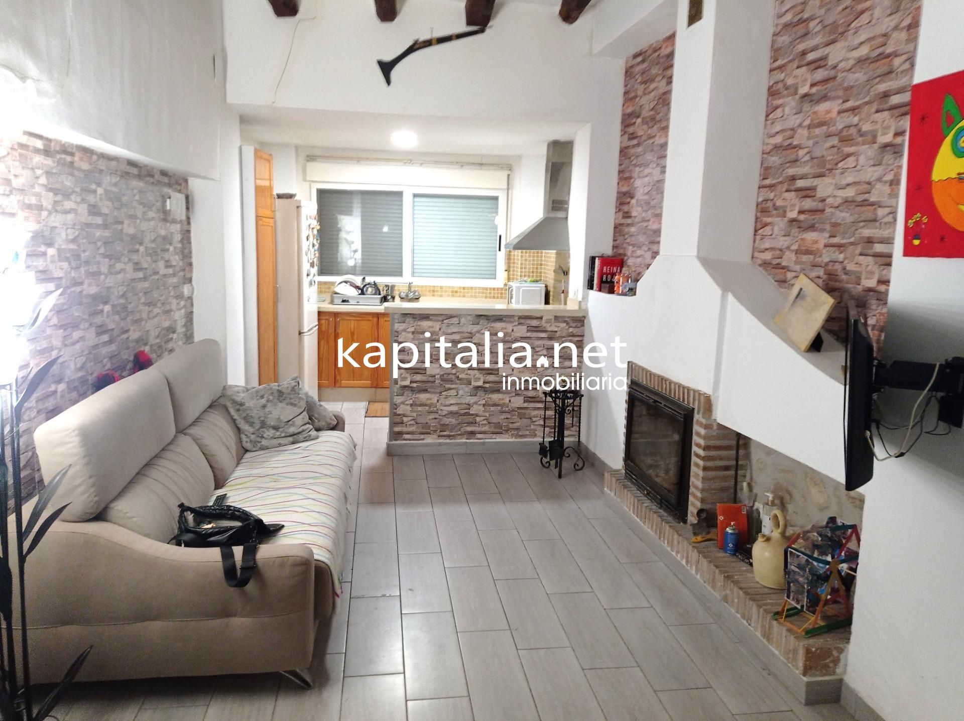 Sala d'estar de Casa o xalet en venda en Muro de Alcoy
