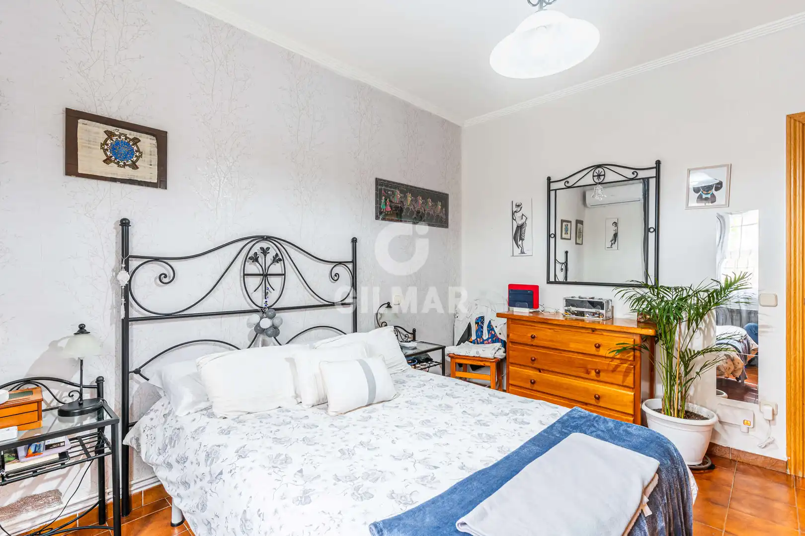 Bedroom of Detached homes for sale in Madrid  with Heating, Private garden and Swimming Pool
