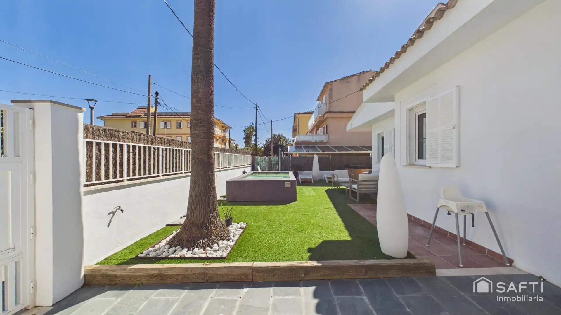Jardí de Casa o xalet en venda en Santa Margalida amb Aire condicionat, Terrassa i Piscina