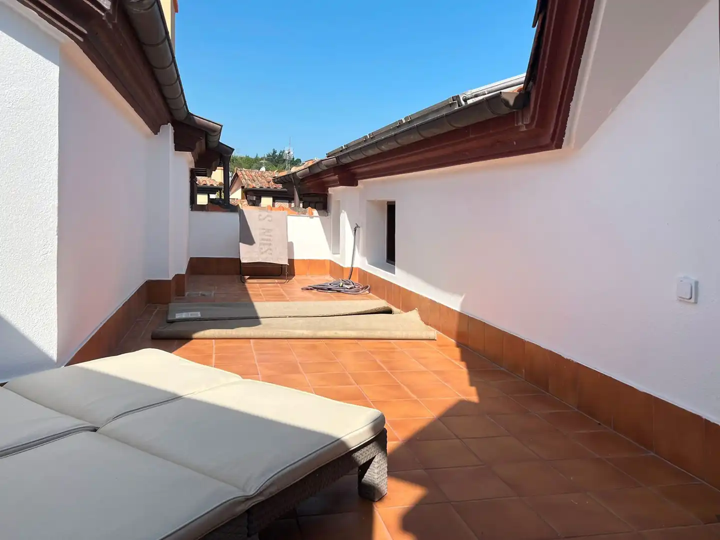 Terraza de Casa adosada en venta en Zarautz con Aire acondicionado, Calefacción y Jardín privado