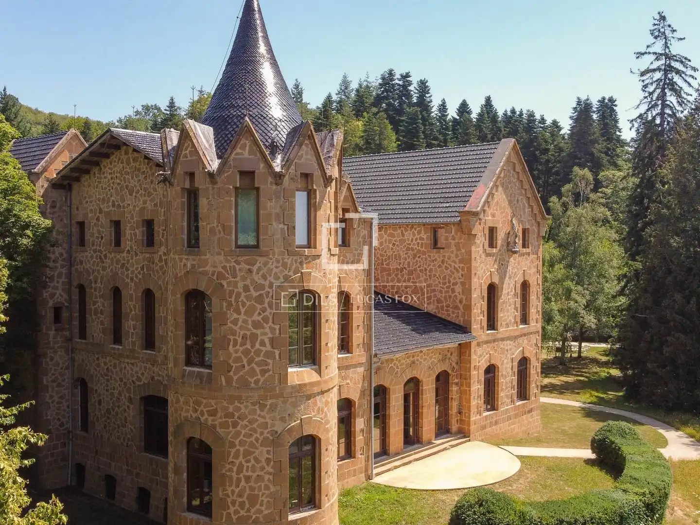 Vista exterior de Finca rústica en venta en Sant Hilari Sacalm con Aire acondicionado, Calefacción y Jardín privado