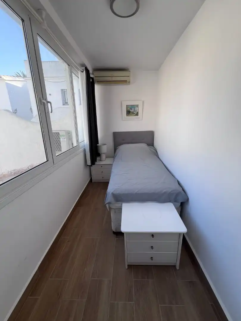 Bedroom of Flat for rent in Estepona  with Air Conditioner, Internet and Community pool