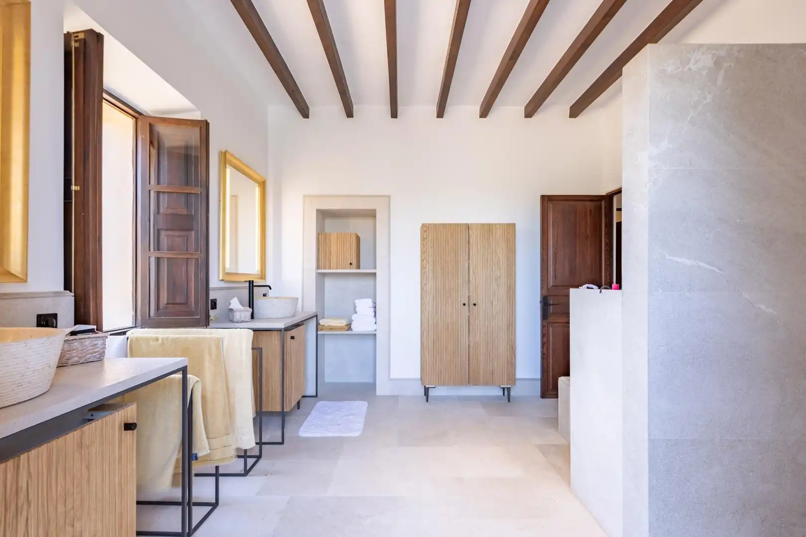 Bany de Finca rústica en venda en  Palma de Mallorca amb Aire condicionat, Calefacció i Jardí privat