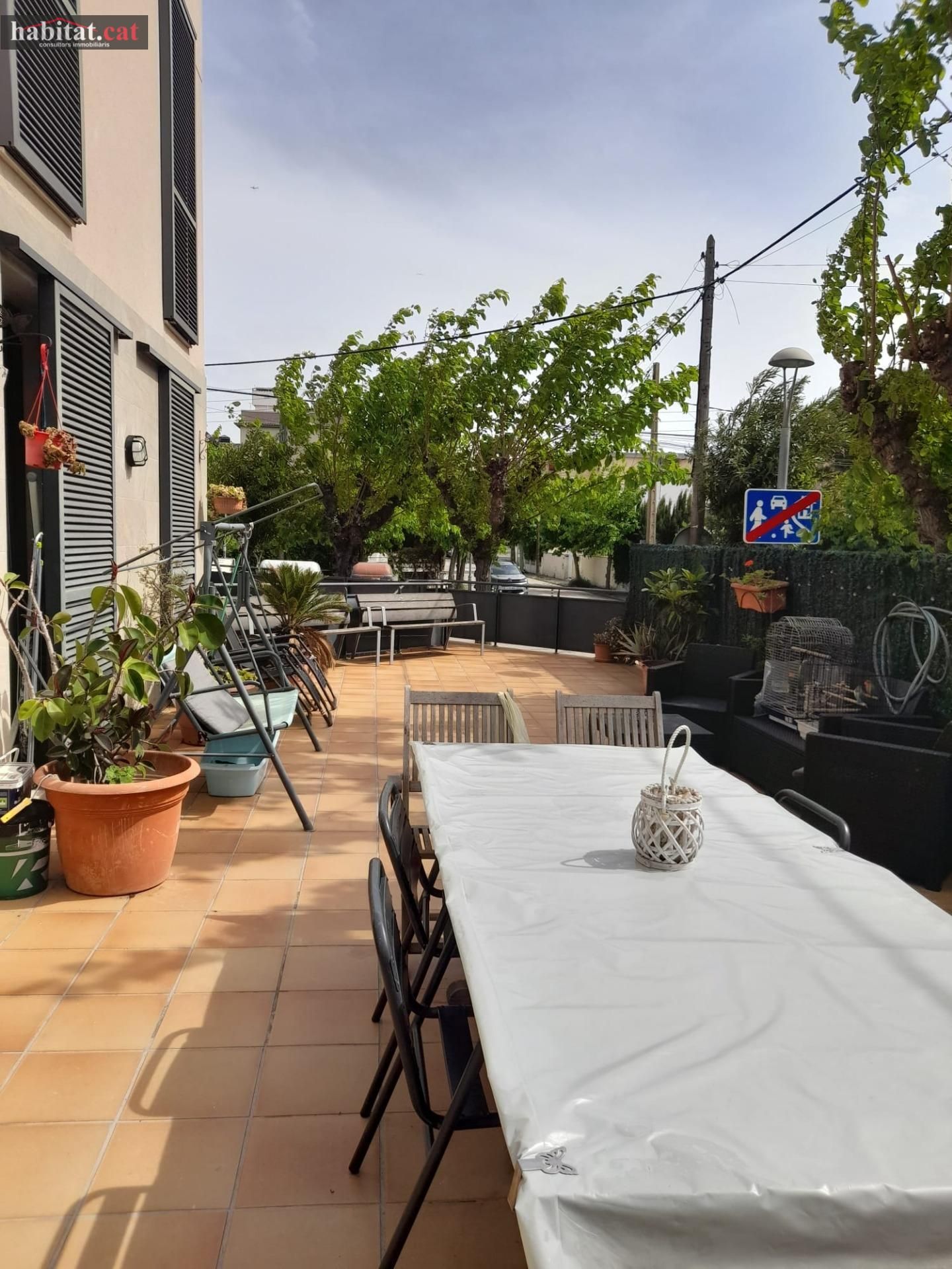 Terrace of Flat for sale in Vilanova i la Geltrú  with Air Conditioner, Heating and Terrace