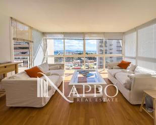 Sala d'estar de Pis de lloguer en  Palma de Mallorca amb Aire condicionat, Calefacció i Terrassa