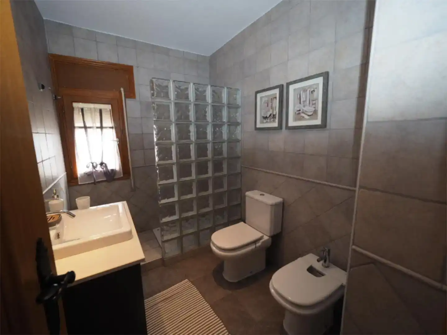 Badezimmer von Haus oder Chalet zur Miete in Águilas mit Klimaanlage, Privatgarten und Möbliert